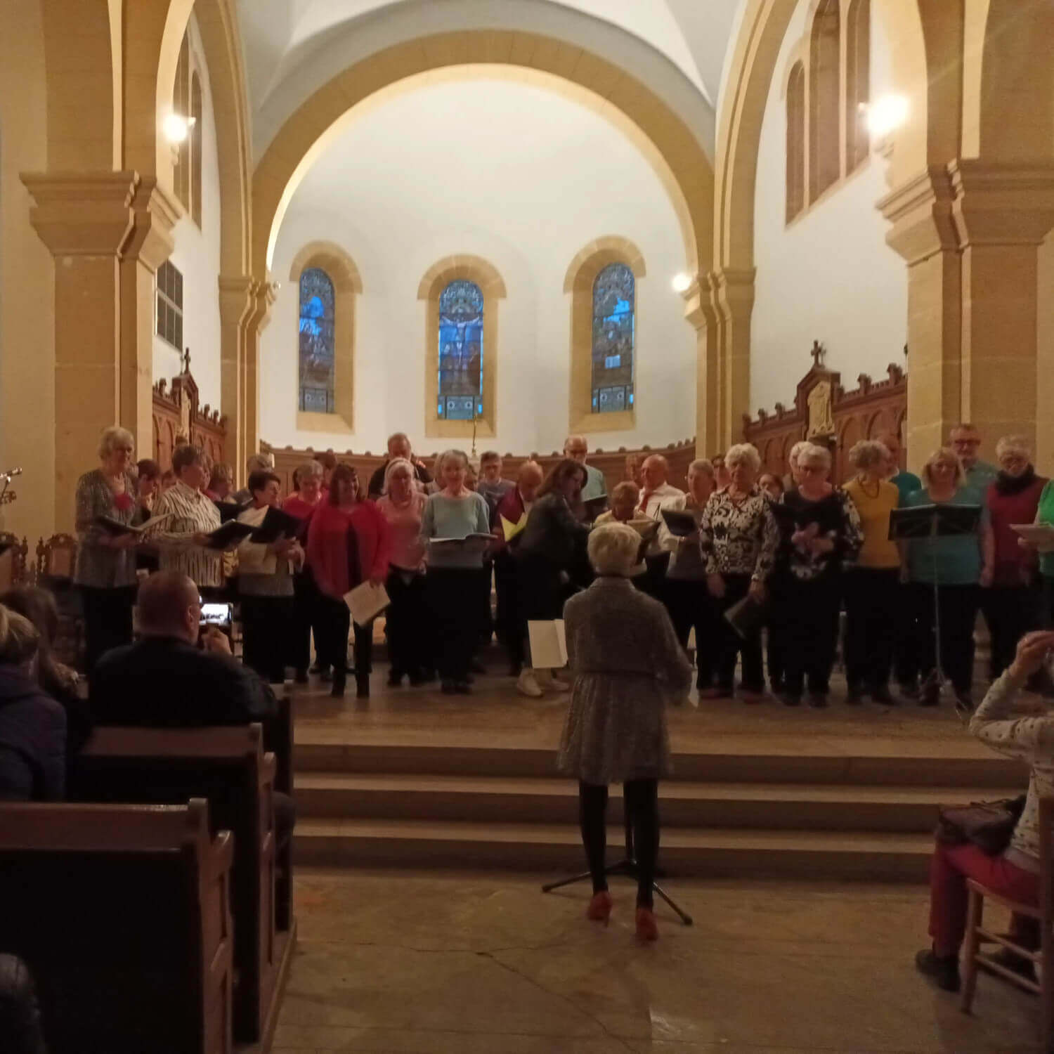 finale du concert donné à Jarnosse en avril 2024